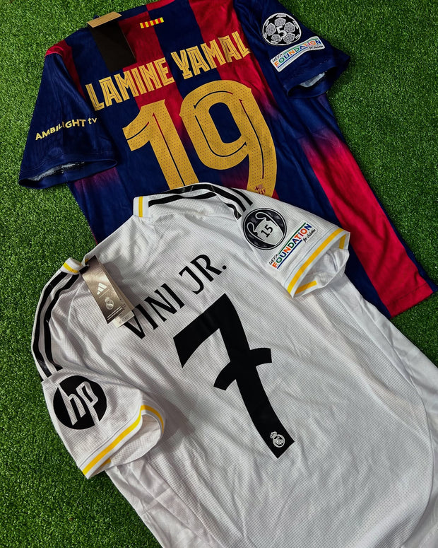 Fc Barcelona x Real Madrid 2025/26 Box – 2 Official Jerseys at a Special Price!