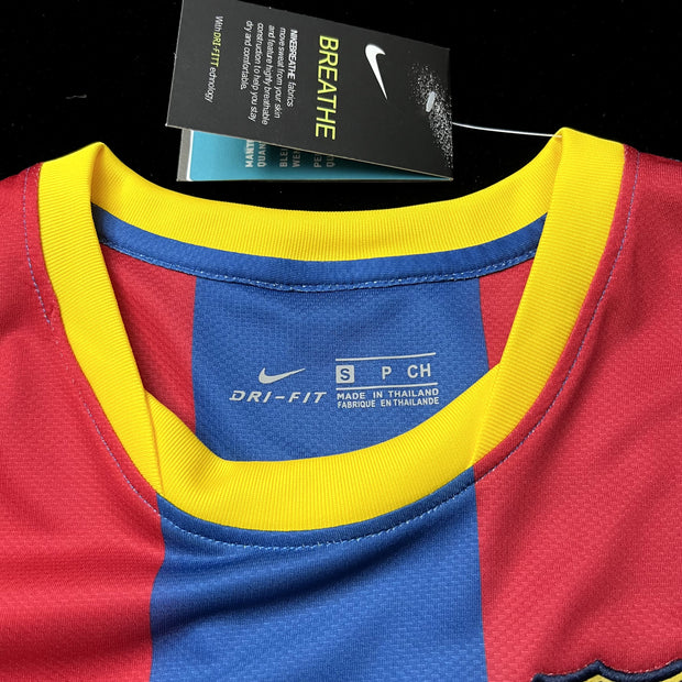 Retro Barcelona 10-11 home S-XXL