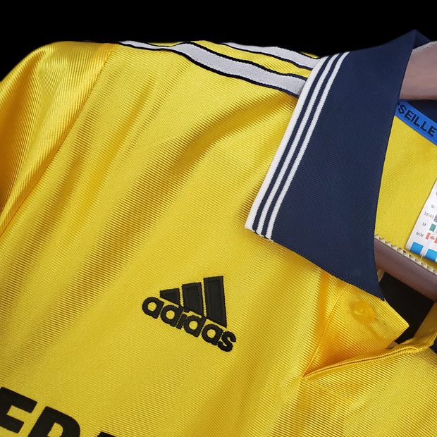 Retro 98-99 Marseille away yellow S-2XL