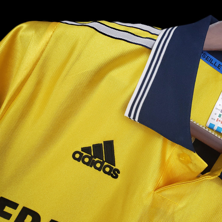 Retro 98-99 Marseille away yellow S-2XL