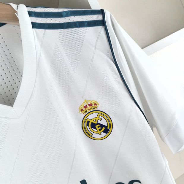 Real Madrid 2017/18 Home Kit Retro Football Jerseys Player Version