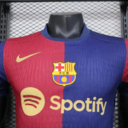 24/25 Player Version Barcelona Soccer Jersey Home