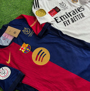 Fc Barcelona x Real Madrid 2024/25 Box – 2 Official Jerseys at a Special Price!