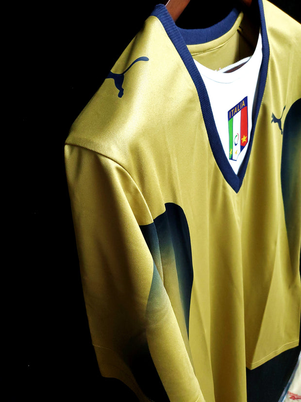 Retro Italy 2006 Goalkeeper Yellow S-2XL