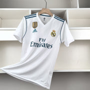 Real Madrid 2017/18 Home Kit Retro Football Jerseys Player Version