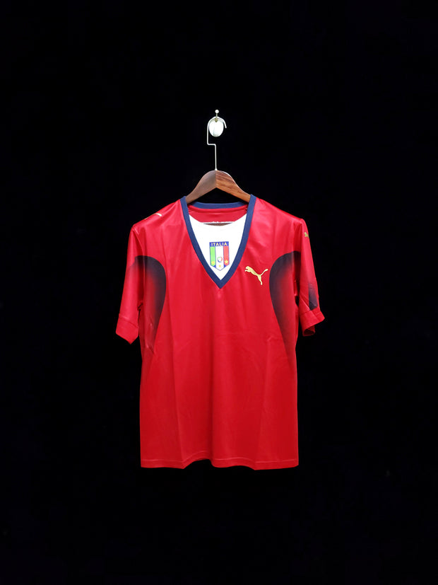 Retro Italy 2006 Goalkeeper Red S-2XL