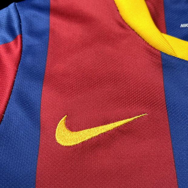 Retro Barcelona 10-11 home kids 16-28