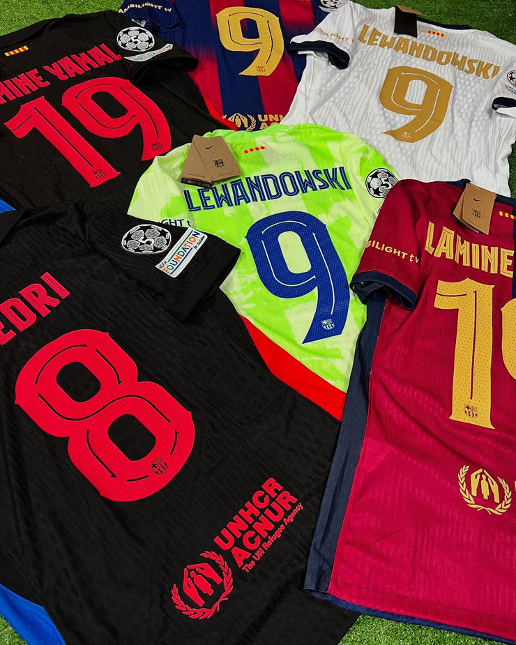 Fc Barcelona 2024/25 Box – 6 Official Jerseys at a Special Price!