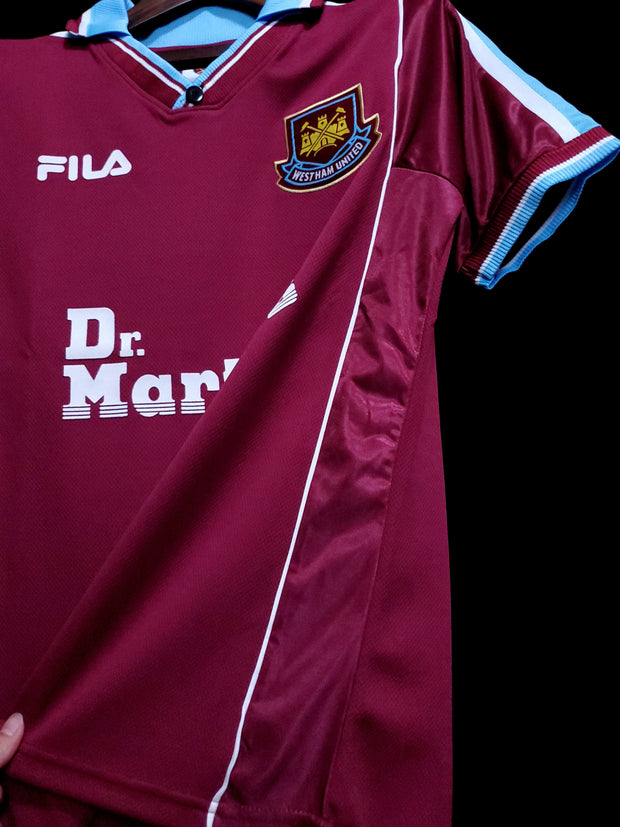 Retro 99-01 West Ham United home S-XXL