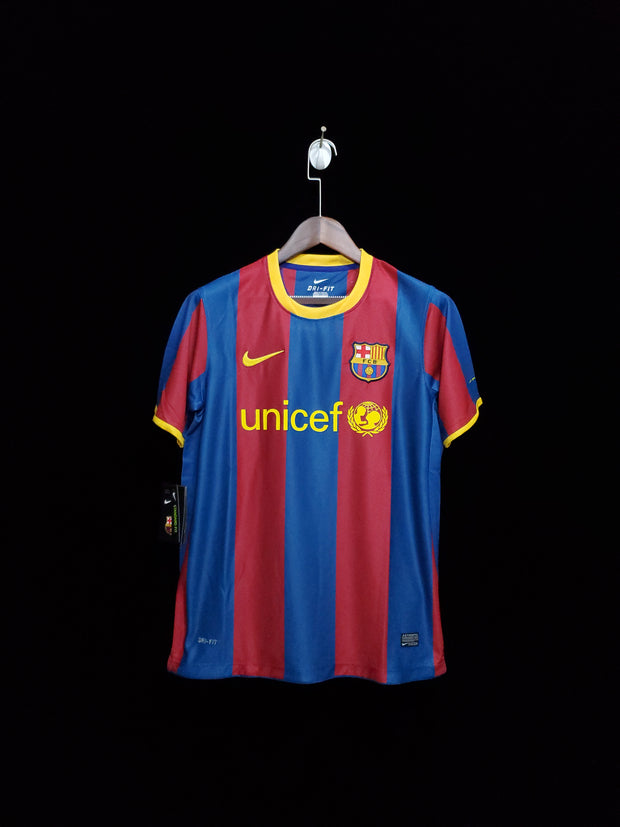 Retro Barcelona 10-11 home S-XXL