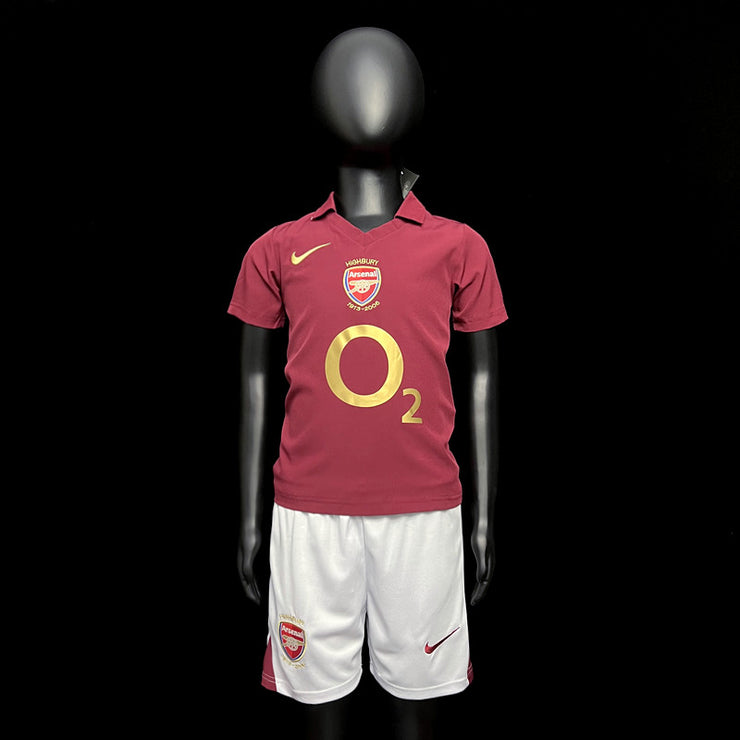 Retro 05/06 Arsenal home kids 16-28