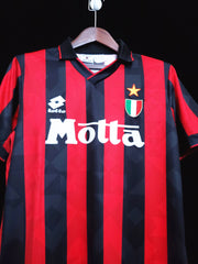 Retro 93-94 AC MILAN Home Champions League S-2XL