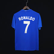 Retro 07/08 M-u away blue S-2XL