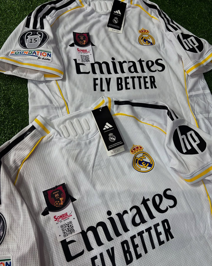 Real Madrid 25/26 Home Jersey Player Version