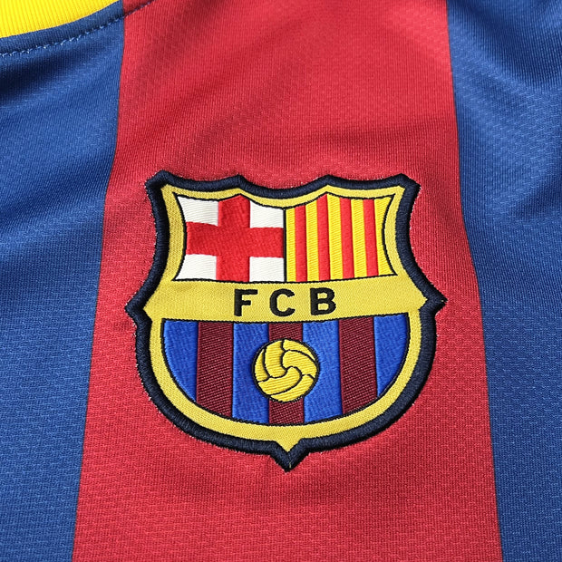 Retro Barcelona 10-11 home S-XXL