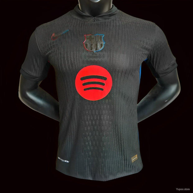 Player Version 24/25 Barcelona Away Black 125th Anniversary Jersey