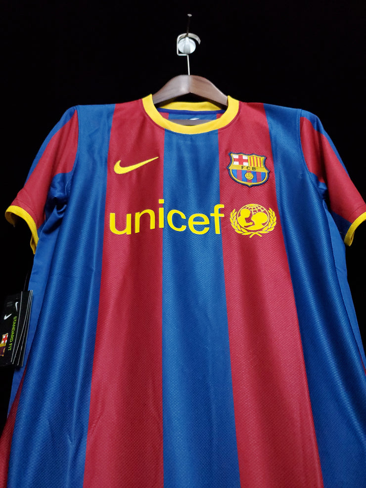 Retro Barcelona 10-11 home S-XXL