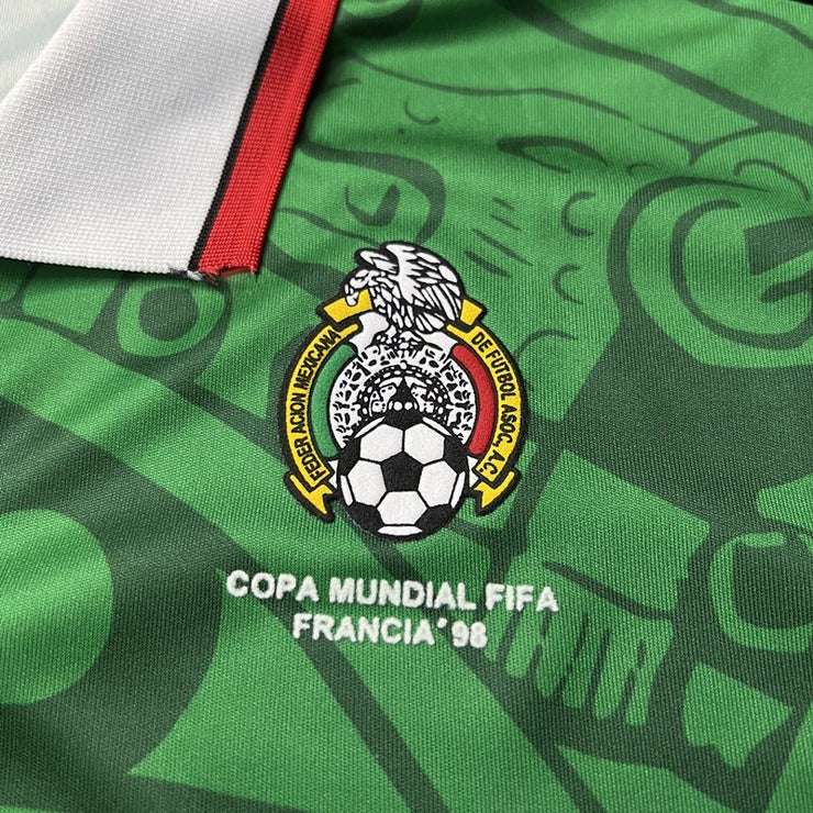 Retro 1998 Mexico home kids 16-28