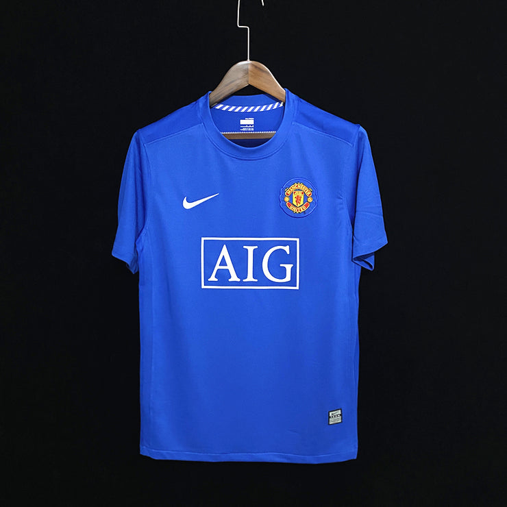 Retro 07/08 M-u away blue S-2XL