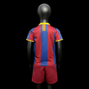 Retro Barcelona 10-11 home kids 16-28