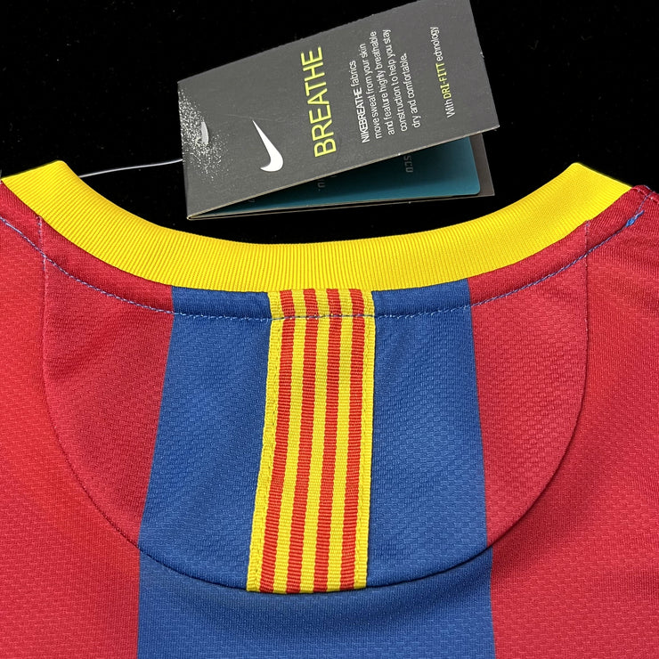 Retro Barcelona 10-11 home S-XXL