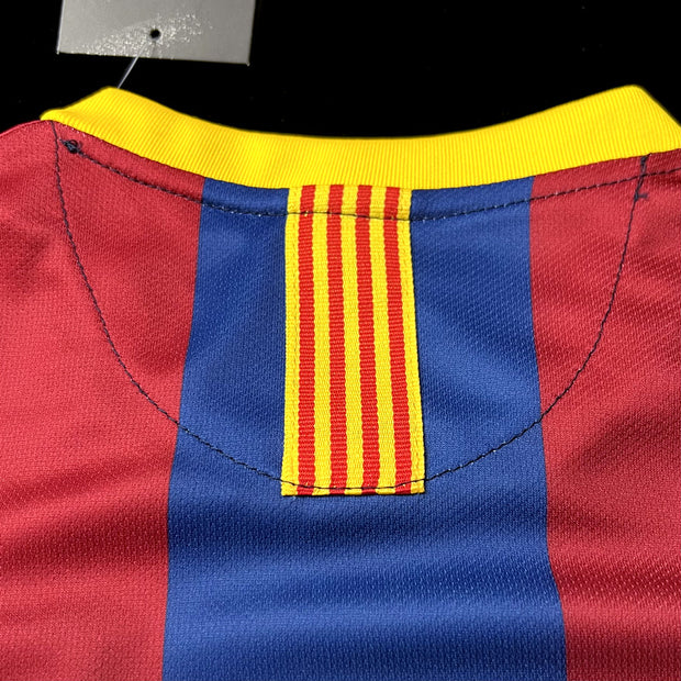 Retro Barcelona 10-11 home kids 16-28