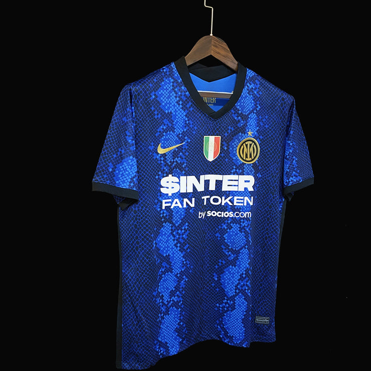 21/22 Inter Milan home + sponsor + Serie A champion