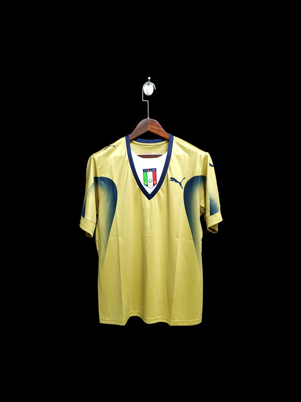 Retro Italy 2006 Goalkeeper Yellow S-2XL