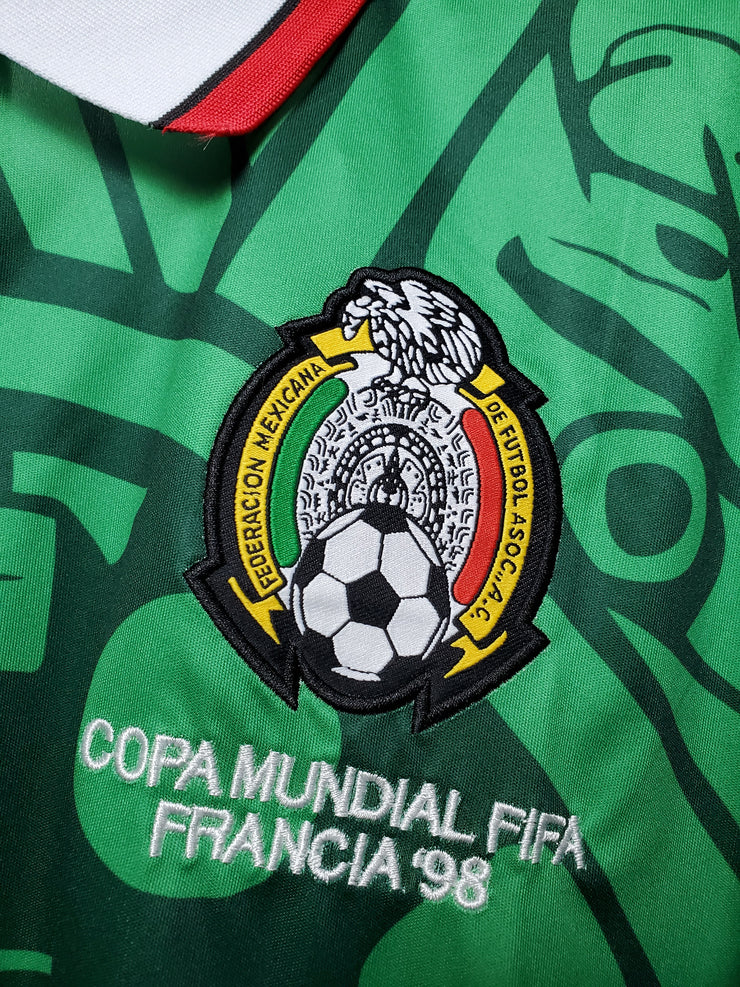 1998 Mexico Camisa de futebol retro S-XXL