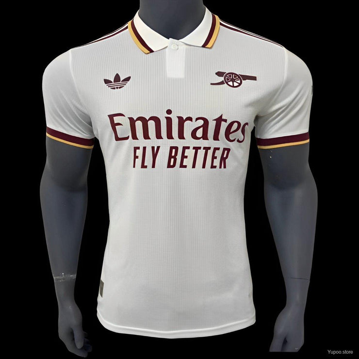 Arsenal Away White Jersey 25/26 Player Version