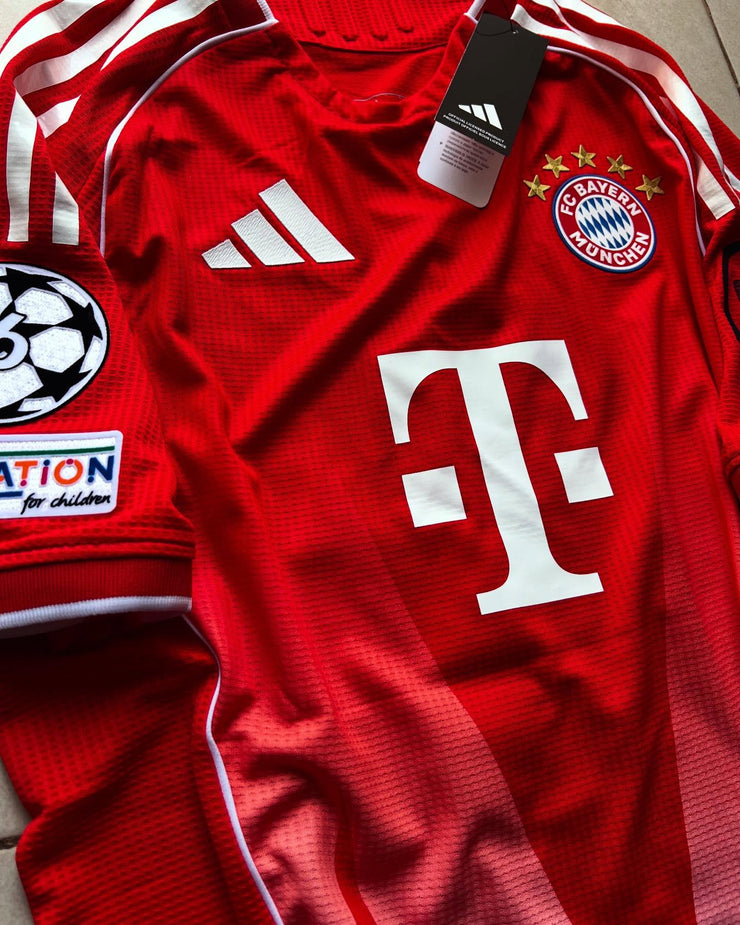 Bayern Munich 25/26 Home Jersey Player Version