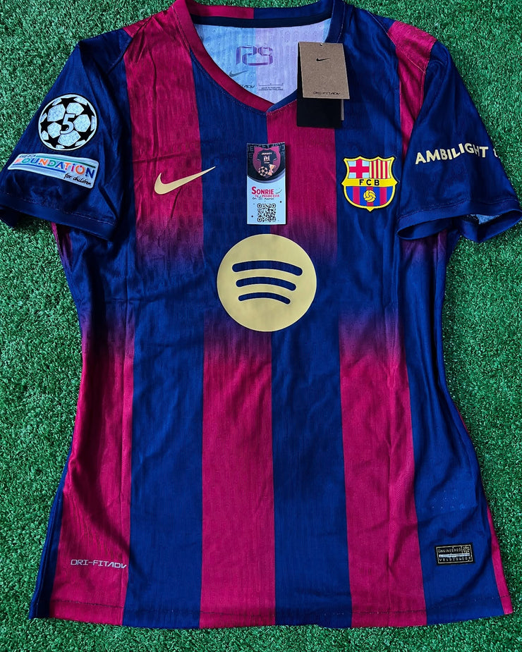 Fc Barcelona 25/26 Home Jersey Player Version