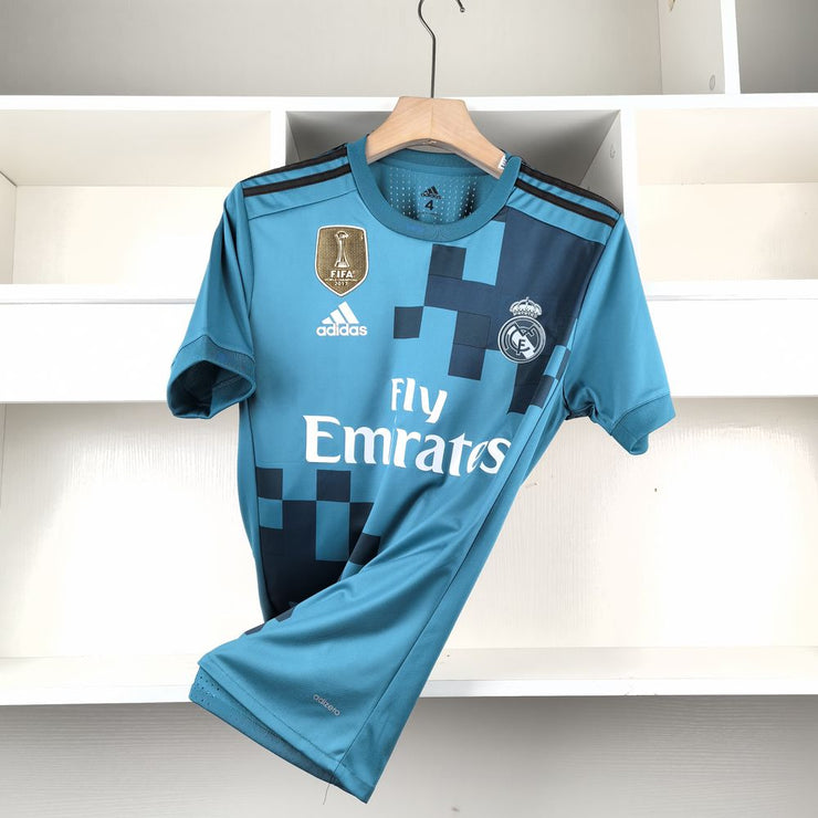 Real Madrid 2017-18 Third Kit Retro Football Jerseys Player Version