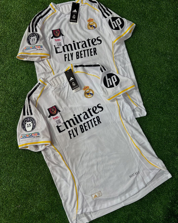 Real Madrid 25/26 Home Jersey Player Version