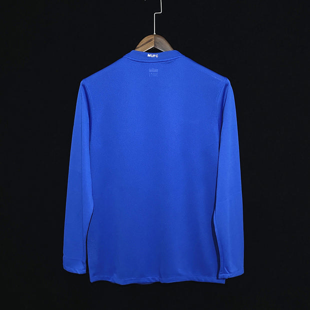 Retro 07-08 M-u away Blue long sleeve S-2XL