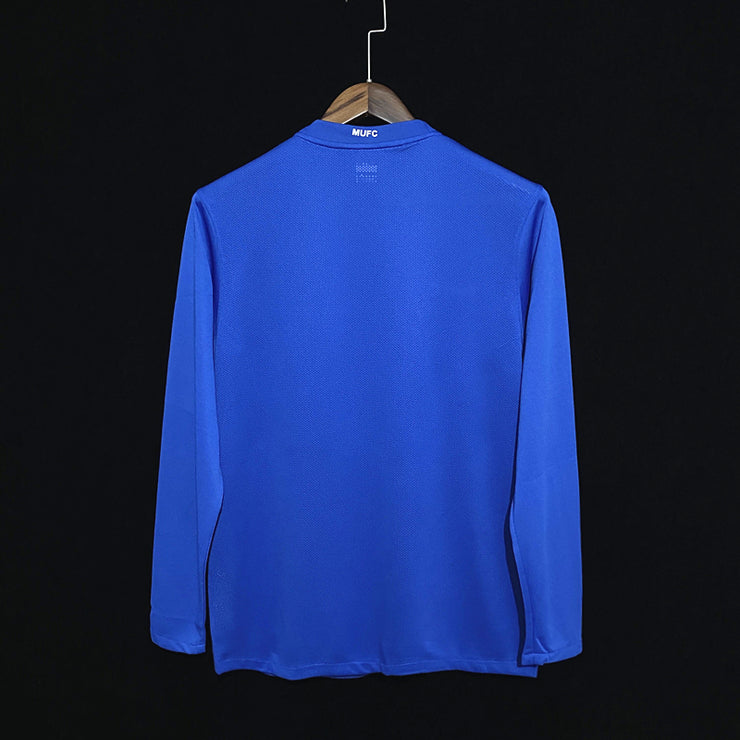 Retro 07-08 M-u away Blue long sleeve S-2XL