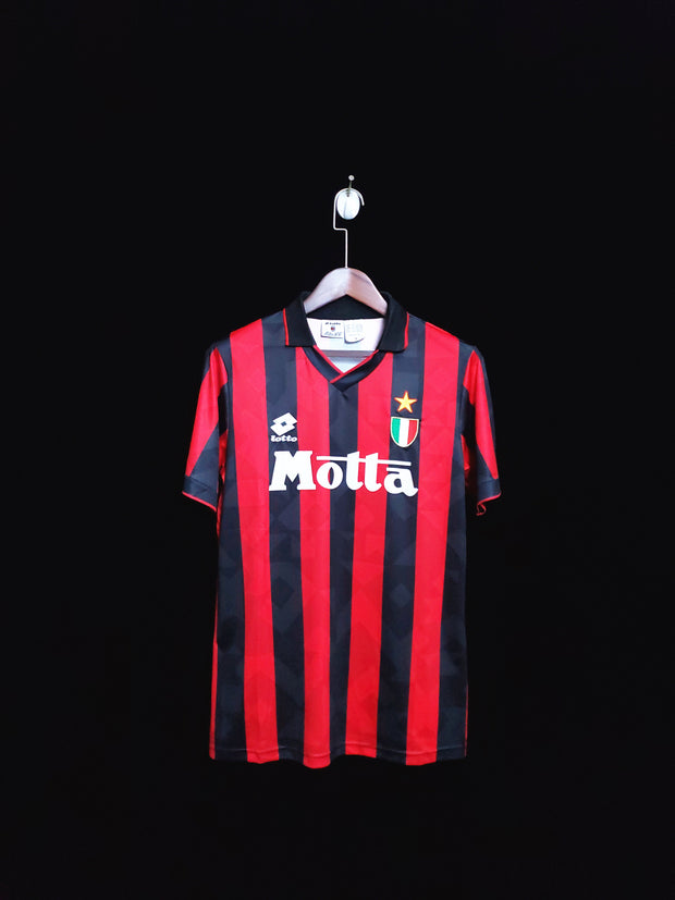 Retro 93-94 AC MILAN Home Champions League S-2XL