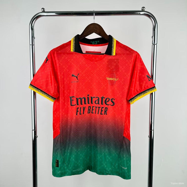 AC Milan x OFFWHITE  Player Version 25/26 Red