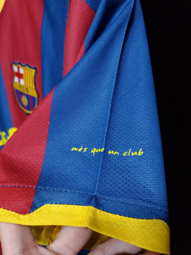 Retro Barcelona 10-11 home S-XXL