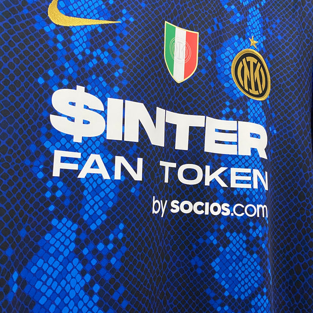 21/22 Inter Milan home + sponsor + Serie A champion