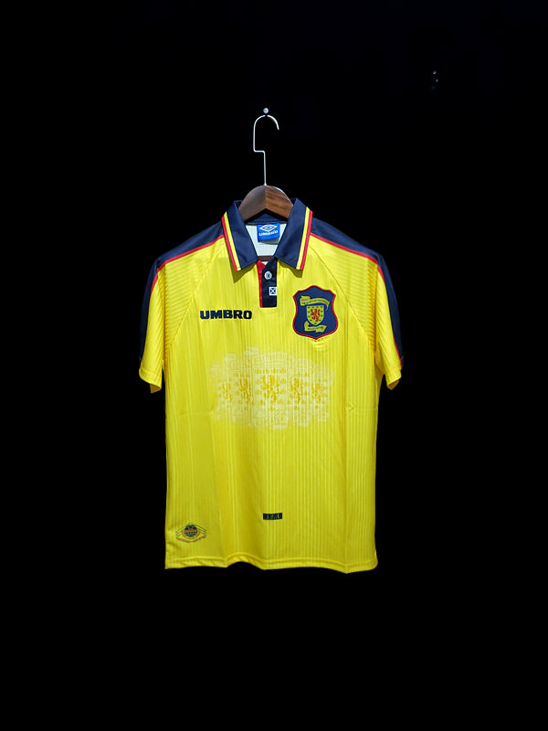 Retro Scotland Away Yellow 1996-1998 S-2XL