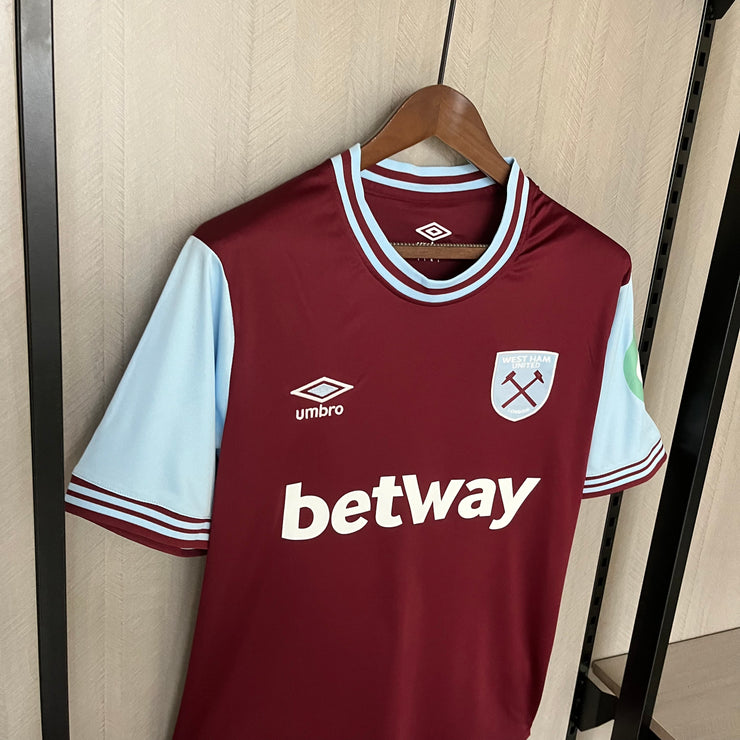 2024/25 West Ham United Home Kit S-XXXXL