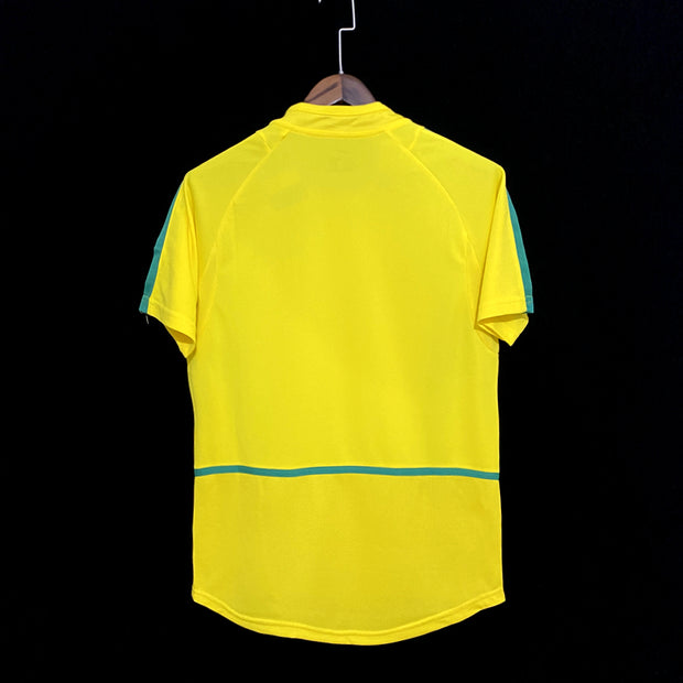 Retro 2002 Brazil home S-2XL