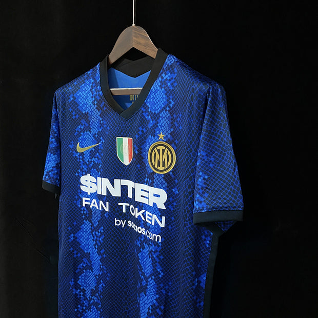 21/22 Inter Milan home + sponsor + Serie A champion