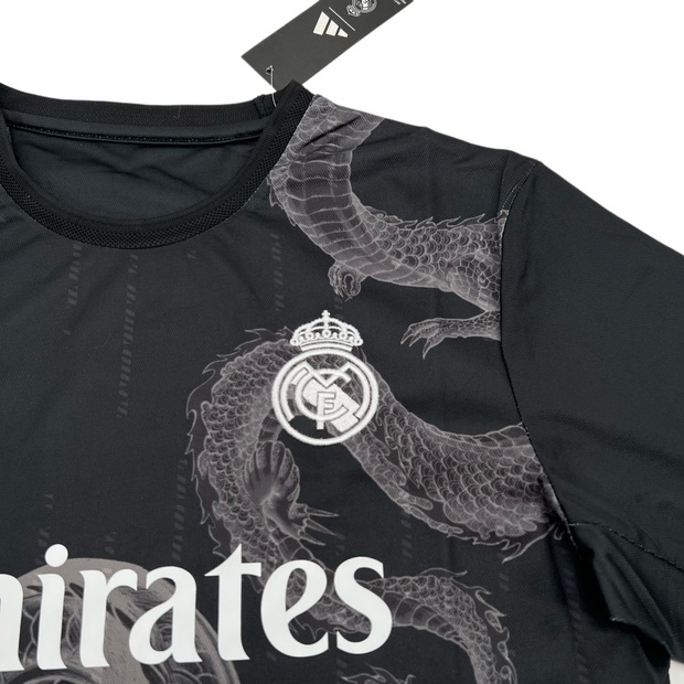 Real Madrid dragon kit black 24/25