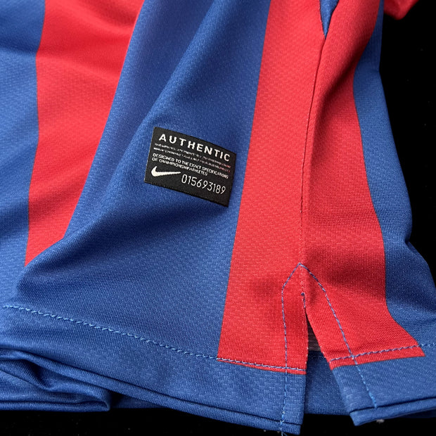 Retro Barcelona 10-11 home S-XXL