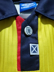 Retro Scotland Away Yellow 1996-1998 S-2XL