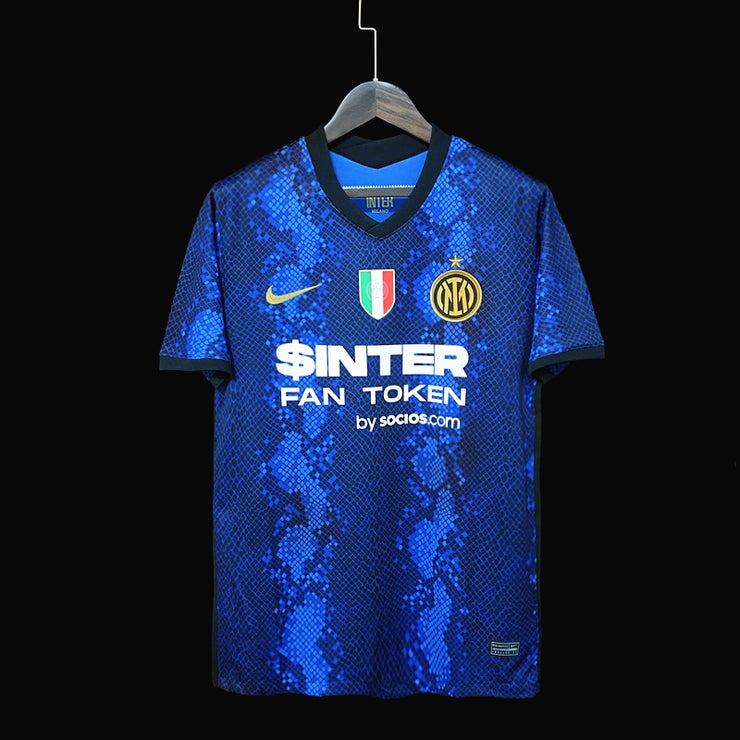 21/22 Inter Milan home + sponsor + Serie A champion