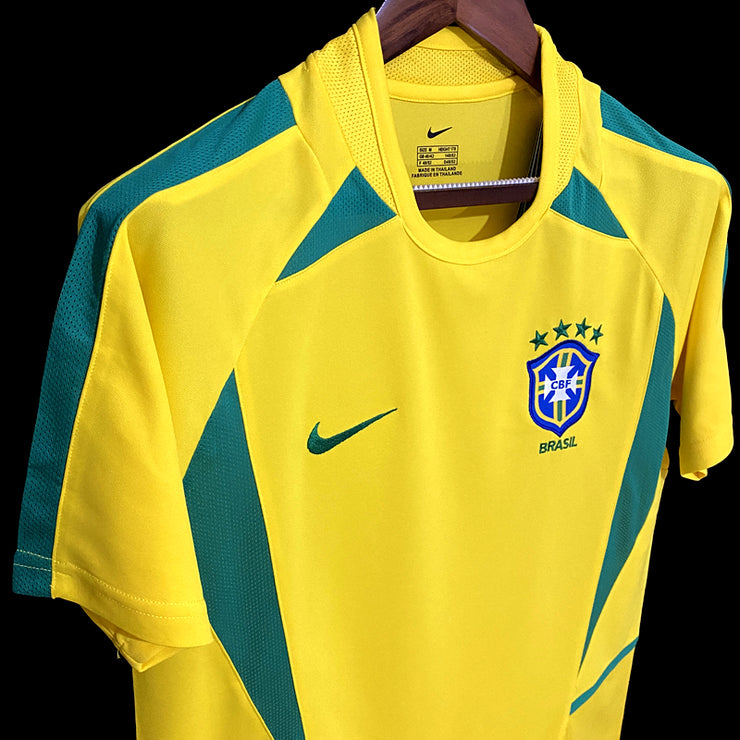 Retro 2002 Brazil home S-2XL