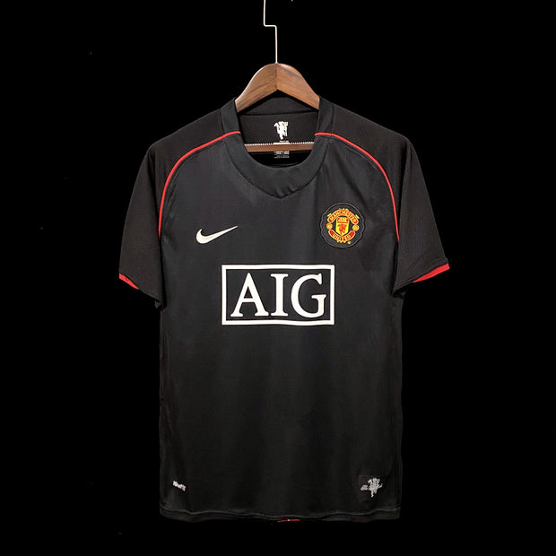 Retro 07/08 Man United away kit black S-2XL